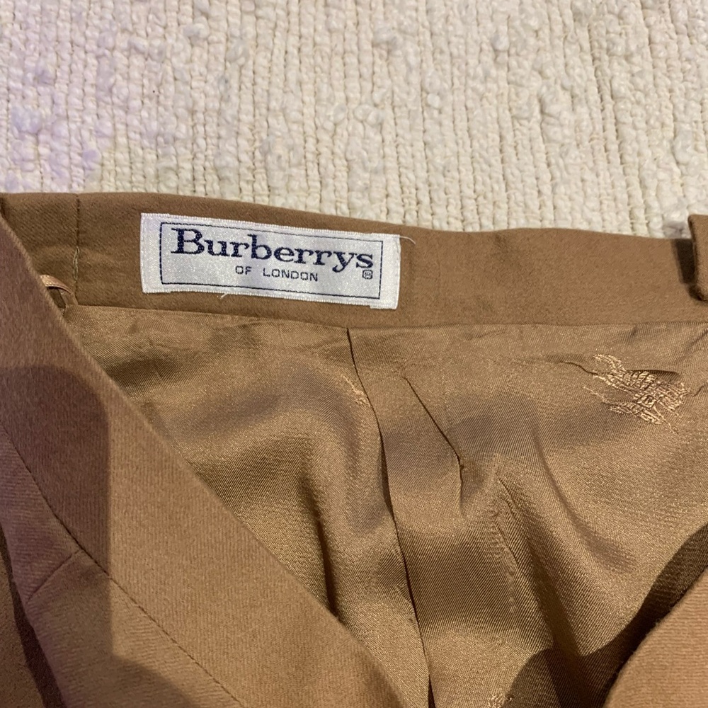 BURBERRY Vintage Cashmere and Wool Blend Pencil Skirt
